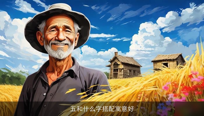 五和什么字搭配寓意好