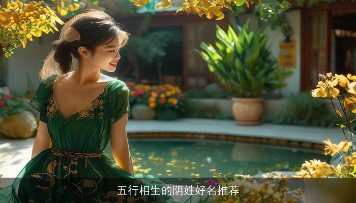 五行相生的阴姓好名推荐