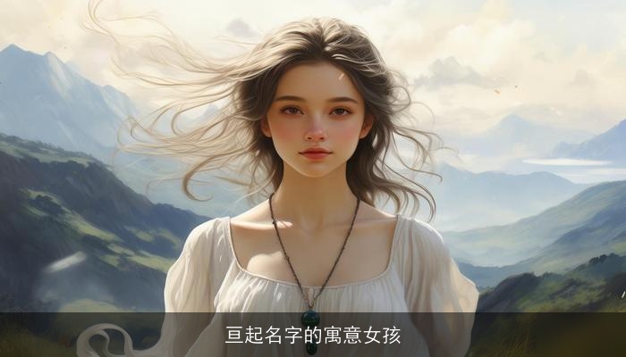 亘起名字的寓意女孩