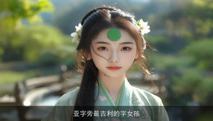 亚字旁最吉利的字女孩