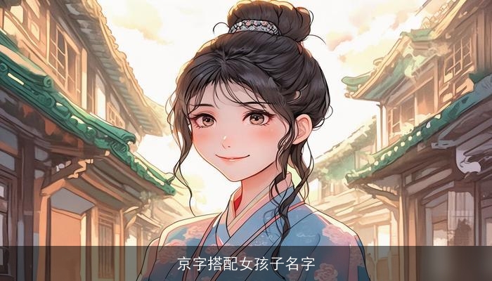 京字搭配女孩子名字