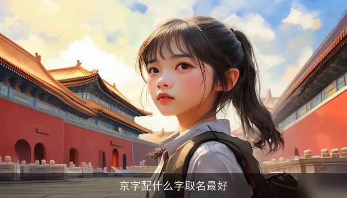 京字配什么字取名最好
