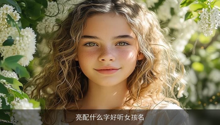 亮配什么字好听女孩名