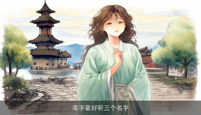 亳字最好听三个名字