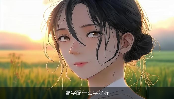 亶字配什么字好听