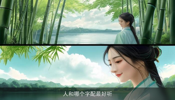 人和哪个字配最好听