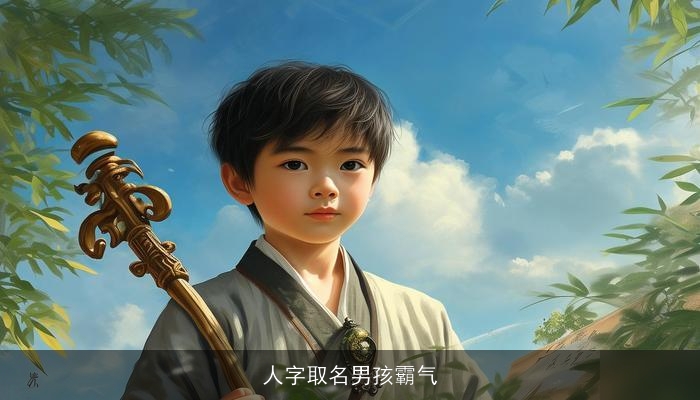 人字取名男孩霸气