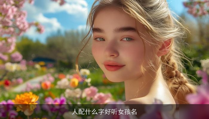 人配什么字好听女孩名