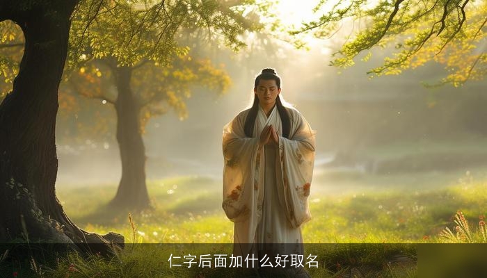 仁字后面加什么好取名