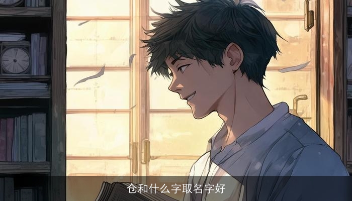 仓和什么字取名字好