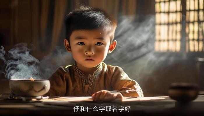 仔和什么字取名字好