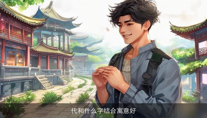 代和什么字结合寓意好