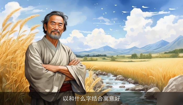 以和什么字结合寓意好