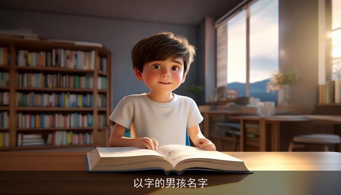 以字的男孩名字