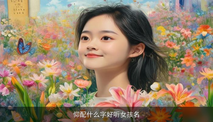 仰配什么字好听女孩名