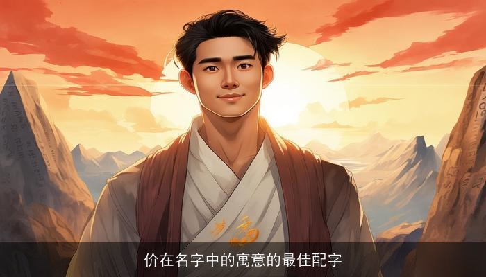 价在名字中的寓意的最佳配字