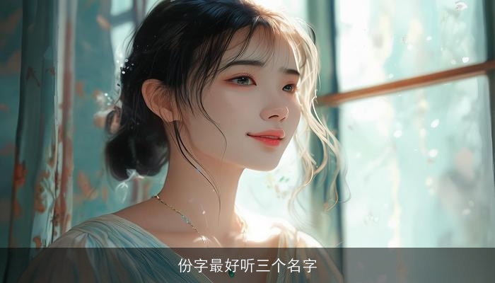 份字最好听三个名字