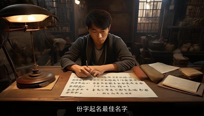 份字起名最佳名字