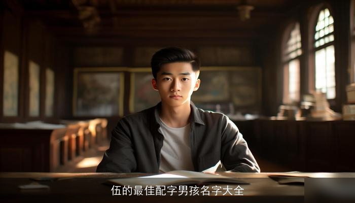 伍的最佳配字男孩名字大全