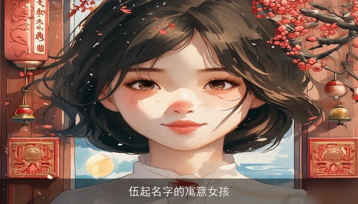 伍起名字的寓意女孩