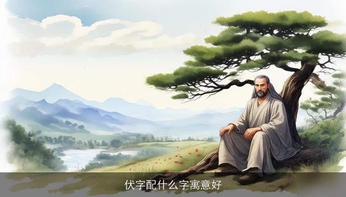 伏字配什么字寓意好