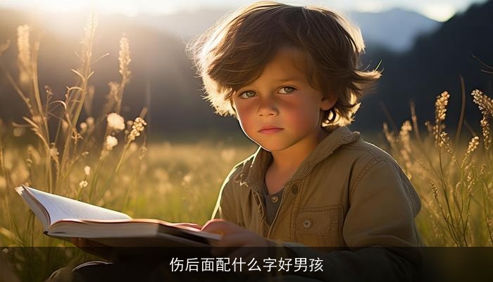 伤后面配什么字好男孩