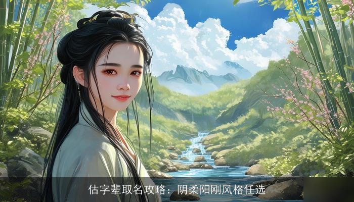 估字辈取名攻略：阴柔阳刚风格任选