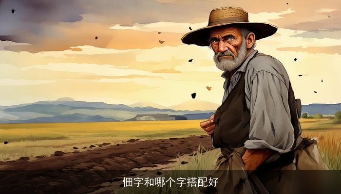 佃字和哪个字搭配好