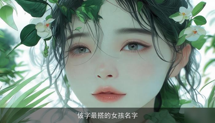 佊字最搭的女孩名字