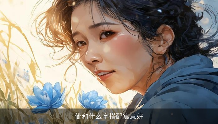 佌和什么字搭配寓意好