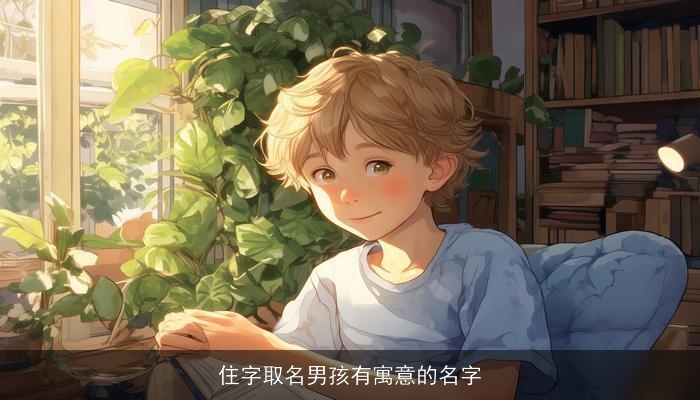 住字取名男孩有寓意的名字