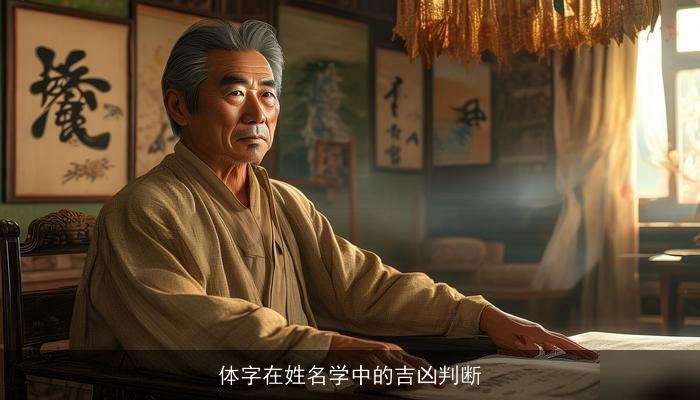 体字在姓名学中的吉凶判断