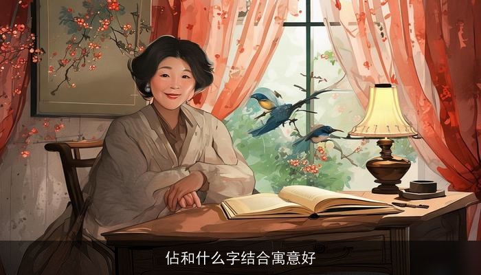 佔和什么字结合寓意好