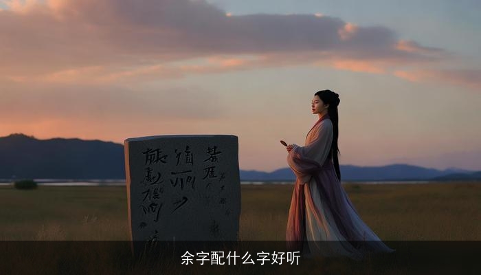 余字配什么字好听