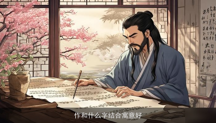 作和什么字结合寓意好