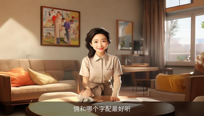 佣和哪个字配最好听