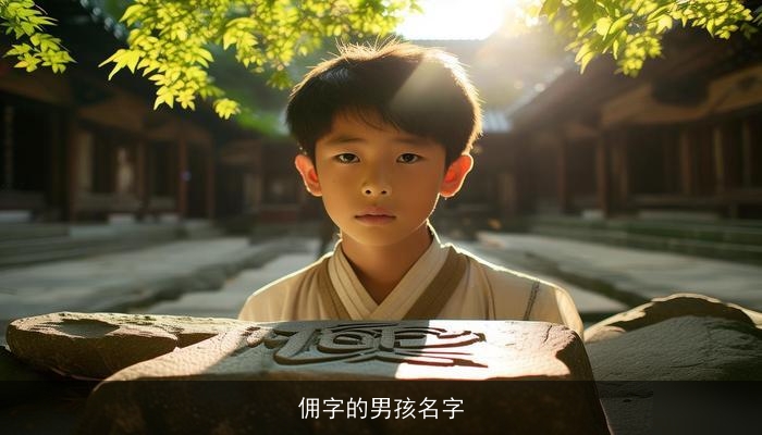 佣字的男孩名字