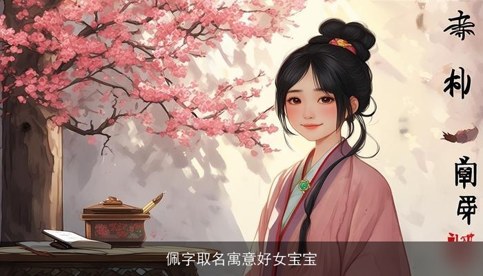 佩字取名寓意好女宝宝