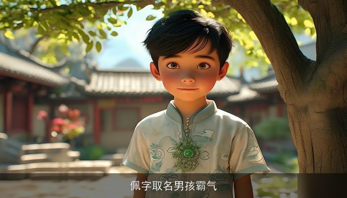 佩字取名男孩霸气