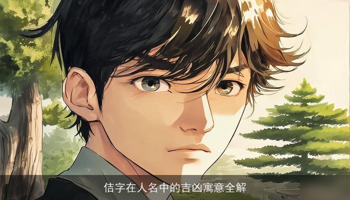 佶字在人名中的吉凶寓意全解