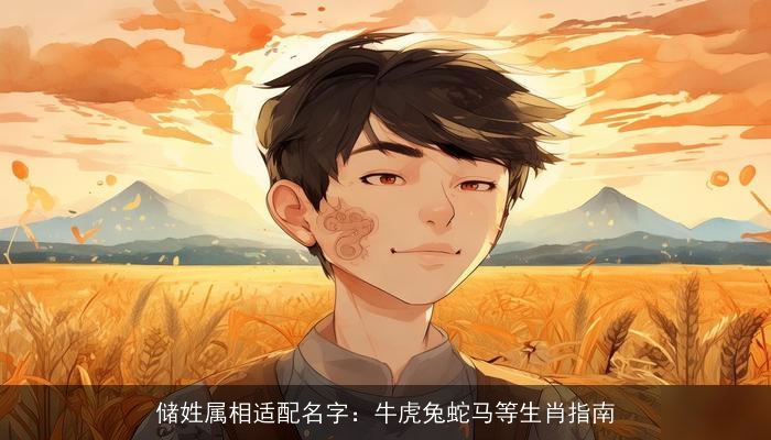 储姓属相适配名字：牛虎兔蛇马等生肖指南