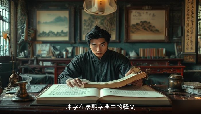 冲字在康熙字典中的释义