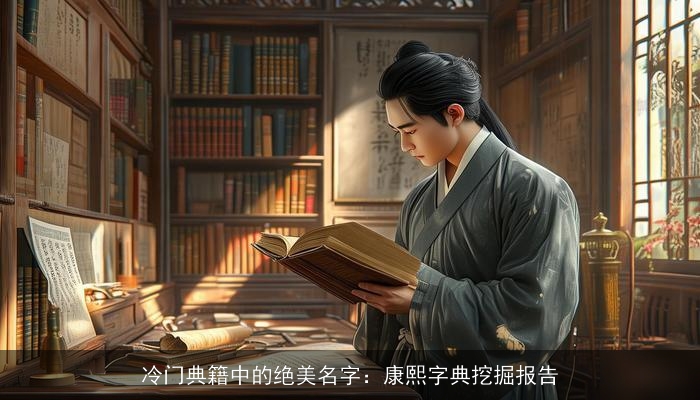 冷门典籍中的绝美名字：康熙字典挖掘报告