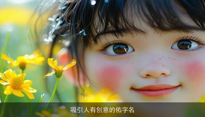吸引人有创意的佑字名