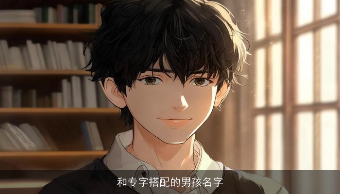 和专字搭配的男孩名字
