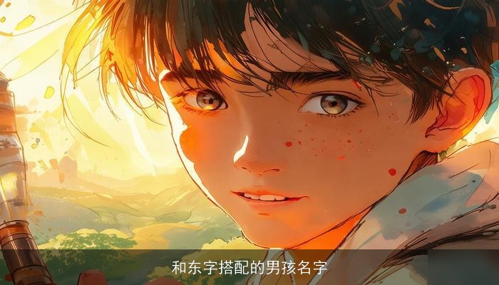 和东字搭配的男孩名字