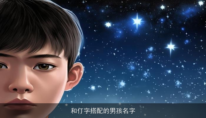 和仃字搭配的男孩名字