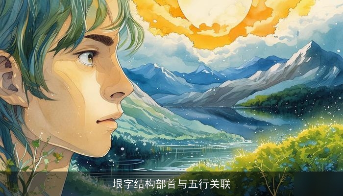 垠字结构部首与五行关联