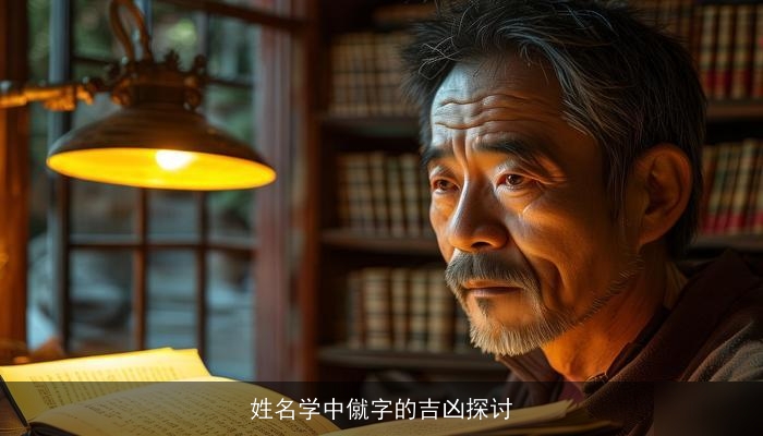 姓名学中僦字的吉凶探讨