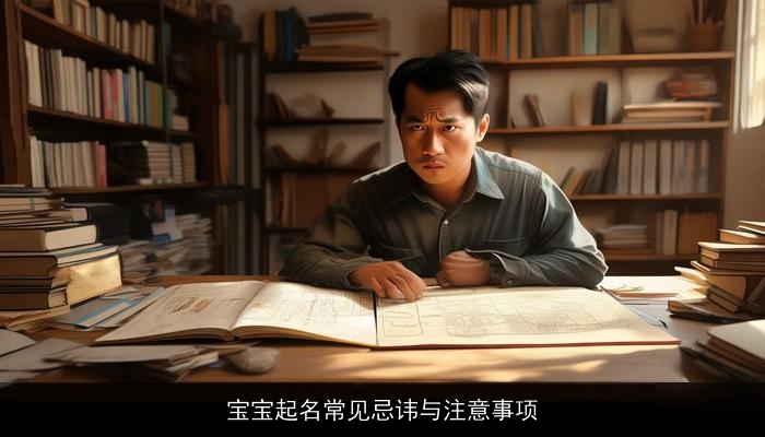 宝宝起名常见忌讳与注意事项